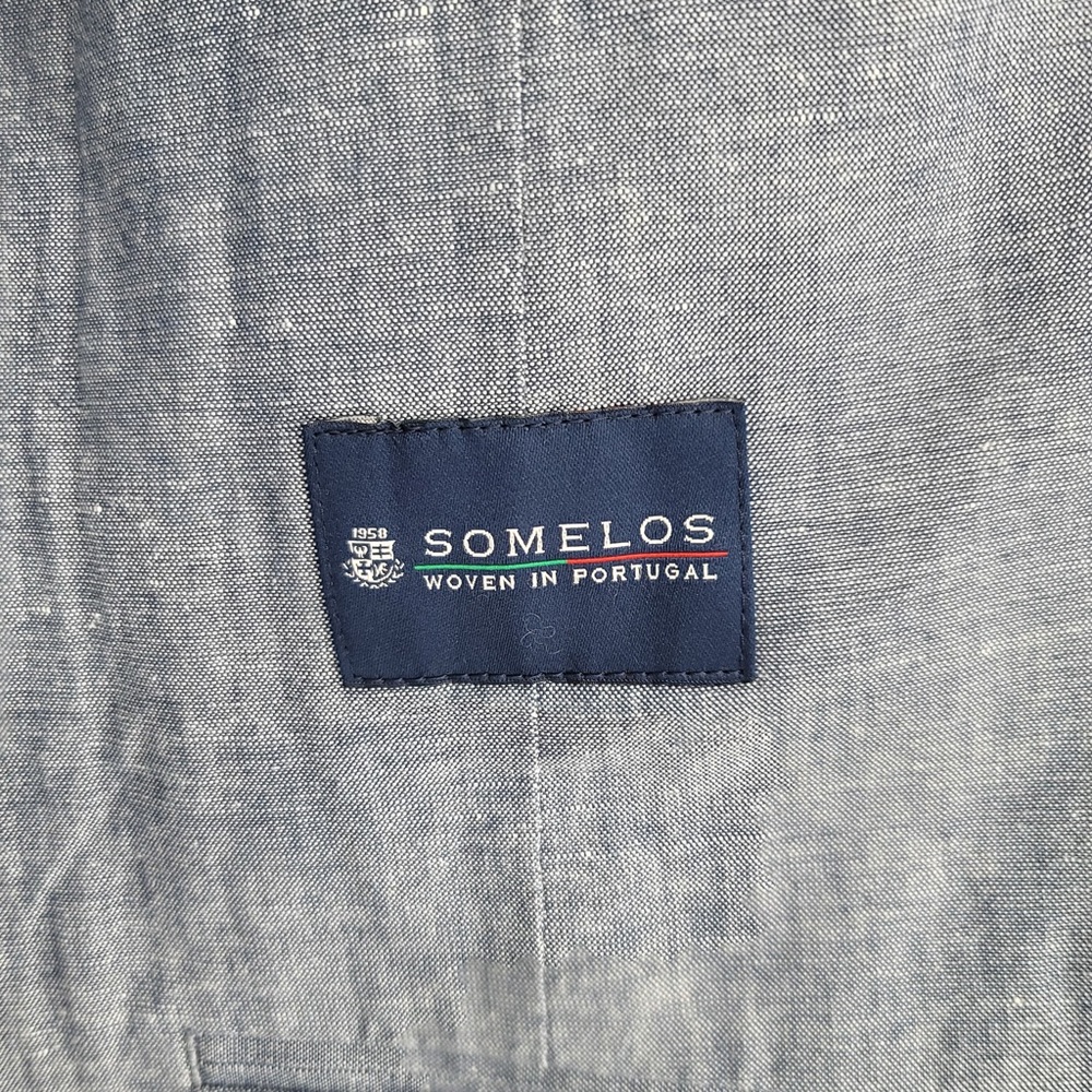 J. Crew Ludlow Cotton Linen Blazer Jacket Sz 38R - Picture 4 of 5